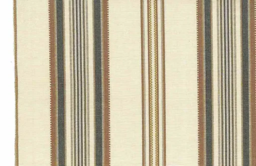 Discount Laura Kiran Casablanca Stripe Browns Fabric