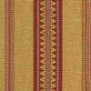 Fashion Laura Kiran Catalan Stripe Berry Gold Fabric