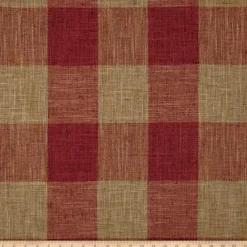 Discount PKaufmann_inc/PK Check Please Red Pepper P Kaufmann Fabric