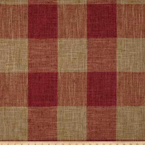 Discount PKaufmann_inc/PK Check Please Red Pepper P Kaufmann Fabric