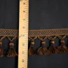 Outlet Stock/Belagio Chocolate Brown Tassel Trim BF4005/6
