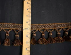 Outlet Stock/Belagio Chocolate Brown Tassel Trim BF4005/6