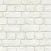 Hot Brewster Chugach White Whitewashed Brick Wallpaper