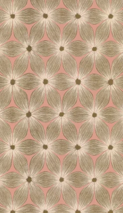 Best York CI2301 Coral Gold Everlasting Wallpaper