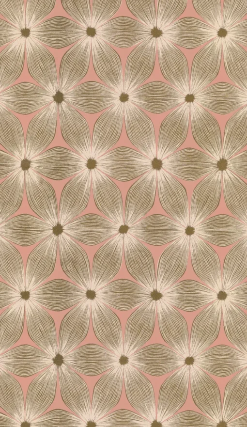 Best York CI2301 Coral Gold Everlasting Wallpaper