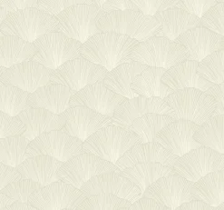 Discount York CI2331 Taupe Luminous Ginkgo Wallpaper