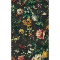 Online Brewster 307300 Claude Black Floral Wallpaper
