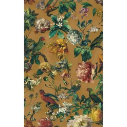 New Brewster 307303 Claude Yellow Floral Wallpaper