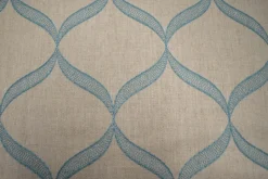 Best stock_fabric_trim_remnant_pillow Cornell Teal Tissus Fabric