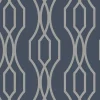 Sale Brewster/ASP Coventry Blue Trellis Wallpaper