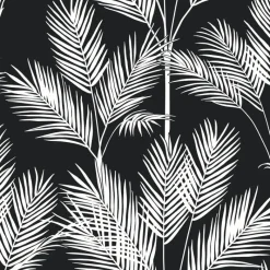 Fashion York CV4409 Blue King Palm Silhouette Wallpaper