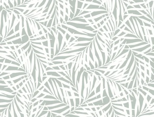 Best York CV4434 Light Green White Oahu Fronds Wallpaper