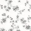 Hot Brewster 3123-24482 Cyrus Charcoal Festive Floral Wallpaper
