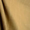 Fashion Heritage/Roth D2954 Copley Square Caramel Light Brown Beige Herringbone Weave Cream Check Fabric