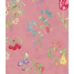Discount Brewster 375023 Danique Mauve Garden Wallpaper