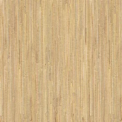 Clearance Brewster 4018-0036 Daria Beige Grasscloth Wallpaper
