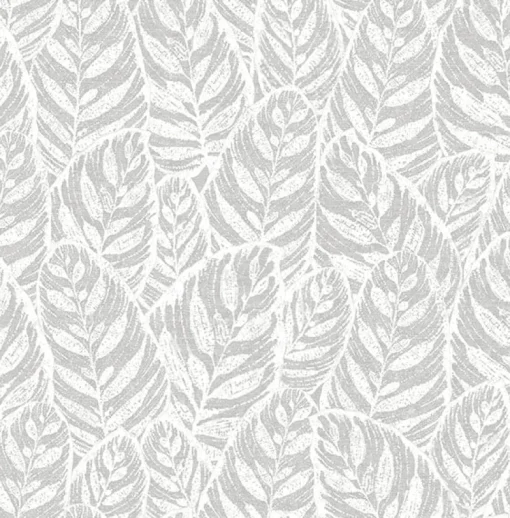 Hot Brewster/ASP 2964-25925 Del Mar Grey Botanical Wallpaper