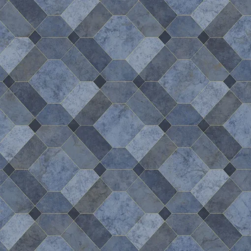 Best Brewster/ASP 2540-24057 Devonshire Blue Marble Wallpaper