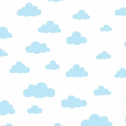 Best York DI0975 Blue Disney Winnie the Pooh Cloud Wallpaper