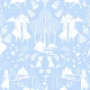 Online York DI1012 Blue/Glitter Disney Frozen 2 Nordic Wallpaper