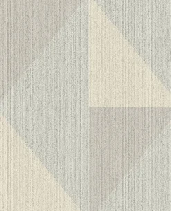 Clearance Brewster 395822 Diamond Light Blue Tri-Tone Geometric Wallpaper