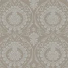 Best York DM4902 Beige Silver Imperial Damask Wallpaper
