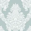 Best York DM4973 Blue Pineapple Plantation Wallpaper