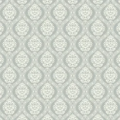 Sale York DM5028 Green Petite Ogee Wallpaper