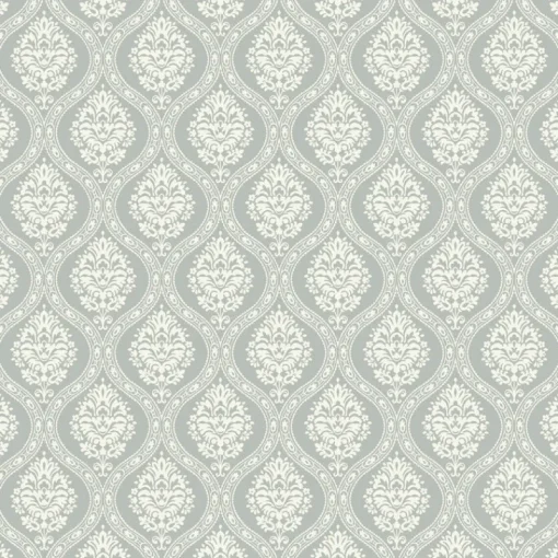 Sale York DM5028 Green Petite Ogee Wallpaper