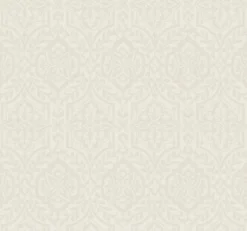 Fashion York DM5034 Taupe Catherdral Damask Wallpaper