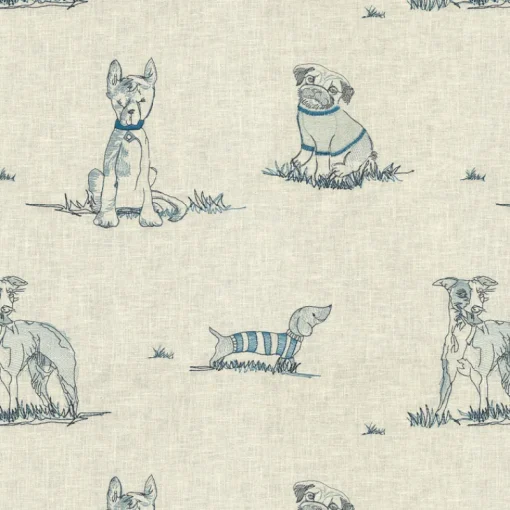 Outlet PKaufmann_inc/PKL Dog Days EMB Porcelain P/K Lifestyles Fabric