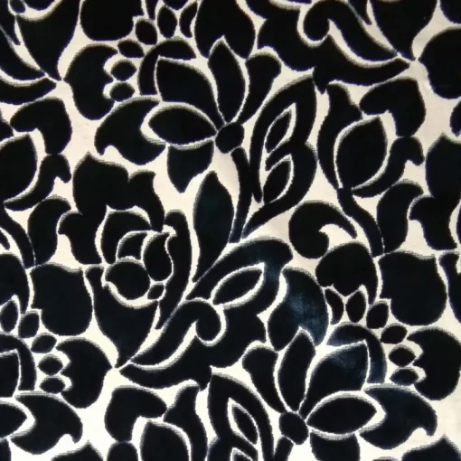 Online Europatex Dream Space Floral Royal Fabric