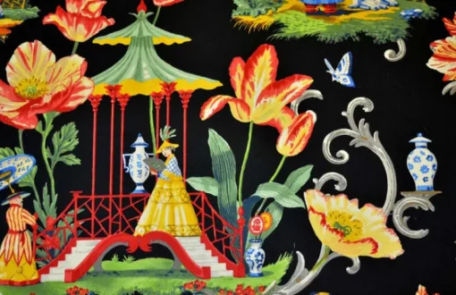 Discount Stock/PKaufmann_inc/PKL East Of The Moon Night Waverly Fabric