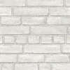 Outlet Brewster/ASP 2922-24051 Eggertson Off-White Brick Wallpaper