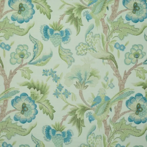 Clearance PKaufmann_inc/PK Elizabetta Peacock P/Kaufmann Fabric