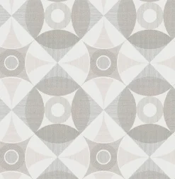 Clearance Brewster/ASP 2821-25133 Ellis Light Brown Geometric Wallpaper