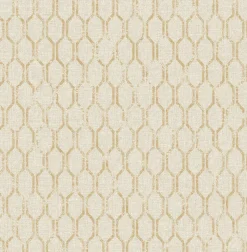 Sale Brewster 2834-25047 Elodie Neutral Geometric Wallpaper
