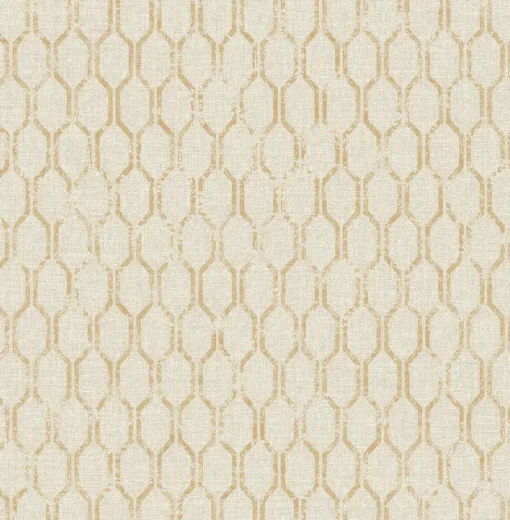 Sale Brewster 2834-25047 Elodie Neutral Geometric Wallpaper