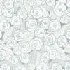 Fashion Brewster/ASP 2903-25836 Emery Light Blue Floral Wallpaper