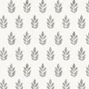 Best Brewster 3122-11300 Ervic Charcoal Leaf Block Print Wallpaper