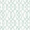 Sale Brewster/ASP Ethereal Sea Green Trellis Wallpaper