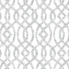 Fashion Brewster/ASP Ethereal Silver Trellis Wallpaper