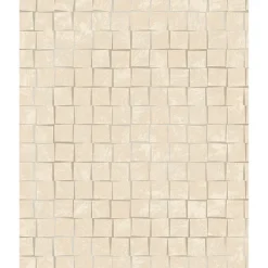 Sale Brewster Evolve Cubist Taupe Geometric Wallpaper