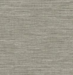 Discount Brewster/ASP 2903-24119 Exhale Grey Faux Grasscloth Wallpaper