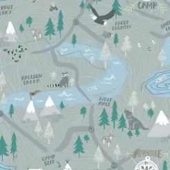 New Seabrook FA41908 Campground Wallpaper