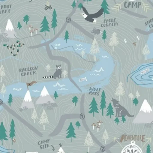 New Seabrook FA41908 Campground Wallpaper