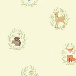 Fashion Seabrook FA41107 Furry Friends Wallpaper