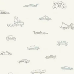 Hot Seabrook FA40308 Traffic Jam Wallpaper
