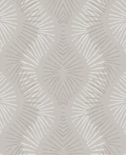 Outlet Brewster/ASP Feliz Champagne Beaded Ogee Wallpaper