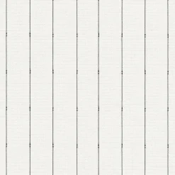 Hot York FH4076 Black/Cream In Stitches Stripe Wallpaper
